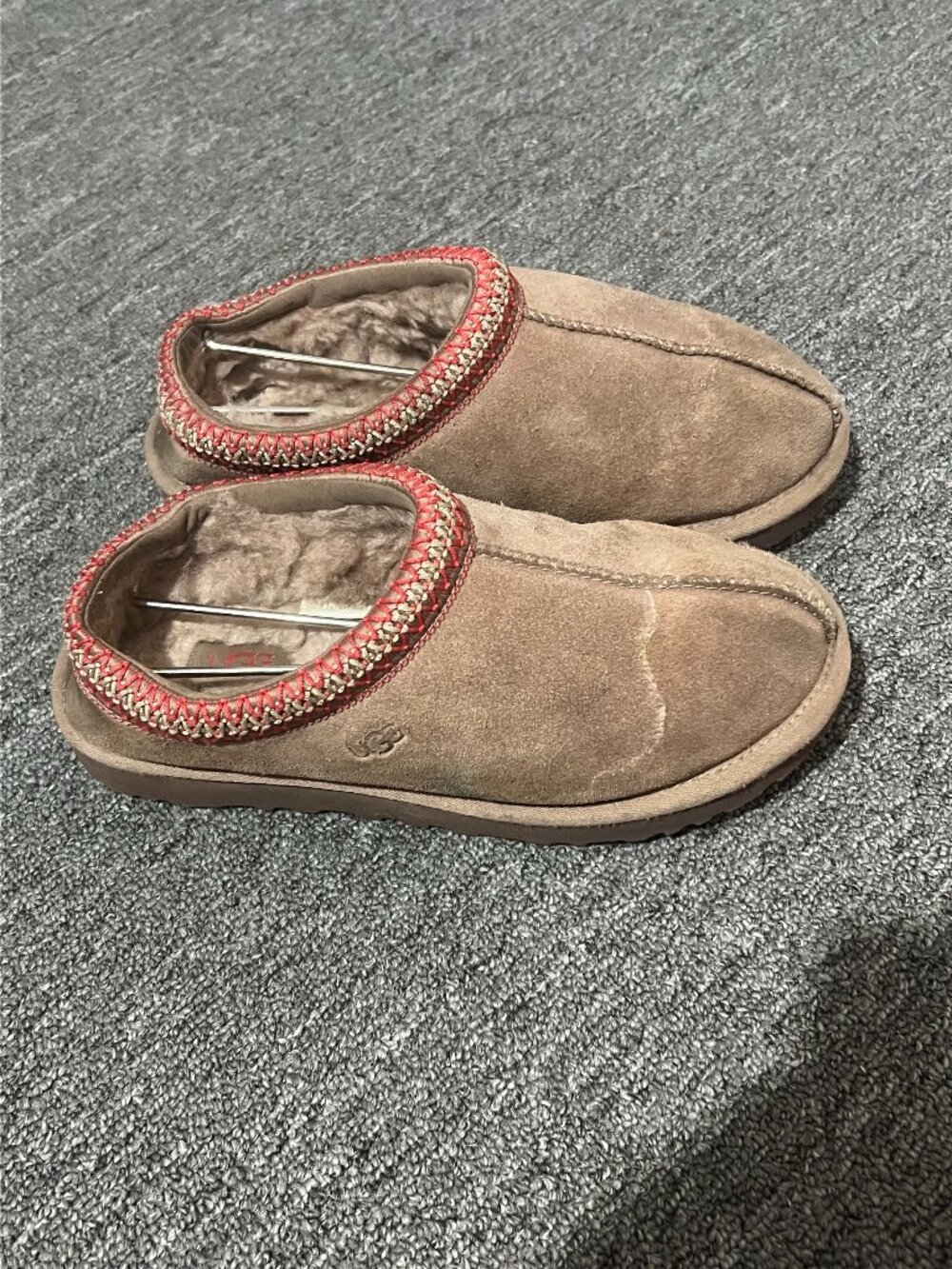 UGG Tasman-II 1174470 Shearling Slip On Rocky Oak Size 7
